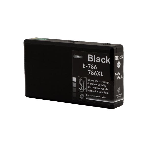 Epson 786XL (T786XL120) High Yield Black Remanufactured Ink Cartridge (Inkjet)